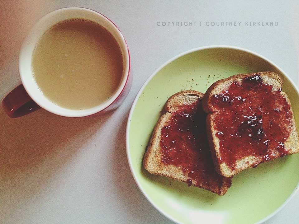 Jelly Toast and Coffee