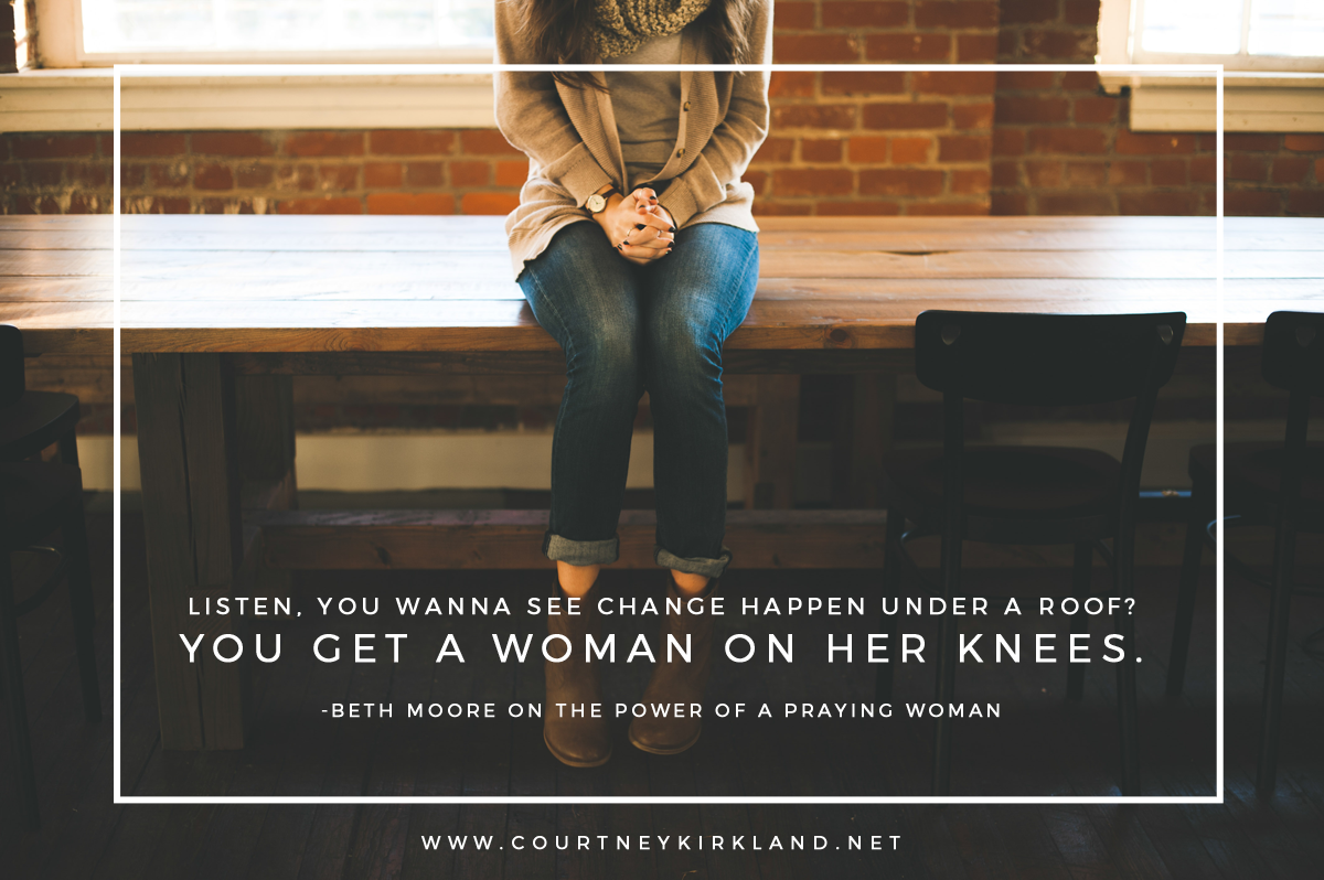The Power of a Praying Woman via @CourtneyKirklnd