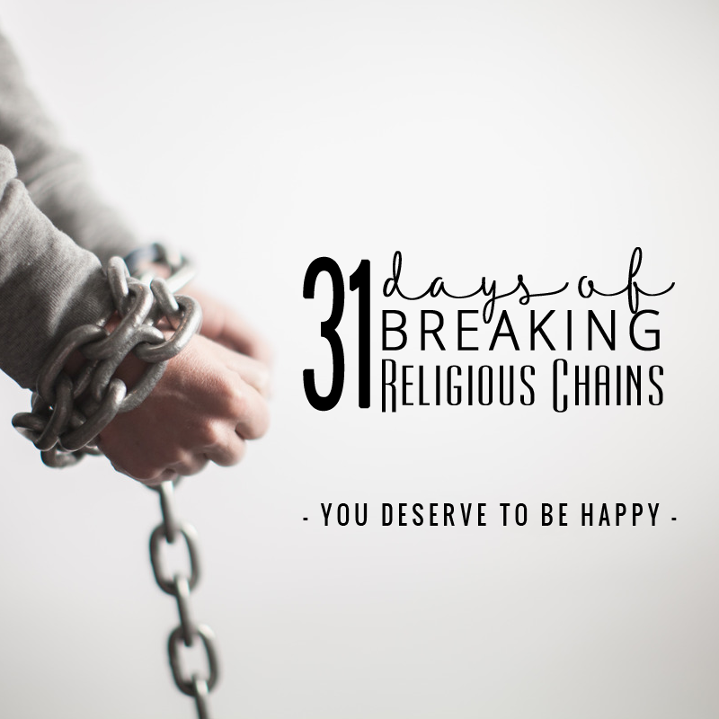 31 Days of Breaking Religious Chains / Day Two via @CourtneyKirklnd