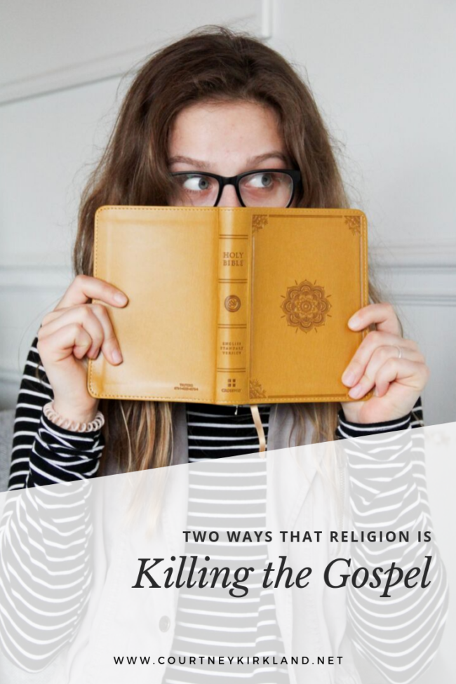 Religion is Killing The Gospel - Courtney Kirkland